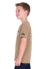 Pure Western SS27 Boys Craig SS Tee Sand