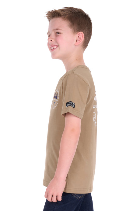 Pure Western SS27 Boys Craig SS Tee Sand