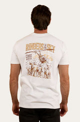 Ringers Western SS25 Mens Ringers Of The Sky Stock Fit Tee White