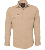 Pilbara Mens Closed Front Long Sleeve Shirt