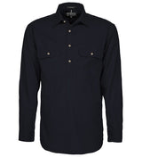 Mens Pilbara Closed Front Long Sleeve Shirt