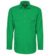 Mens Pilbara Closed Front Long Sleeve Shirt