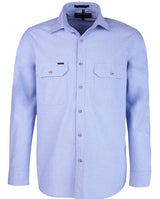 Pilbara Mens Chambray Long Sleeve Shirt