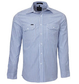 Pilbara Mens Long Sleeve Shirt With Double Pockets