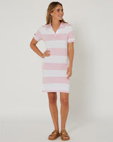 Pilbara Womens Striped Polo Dress