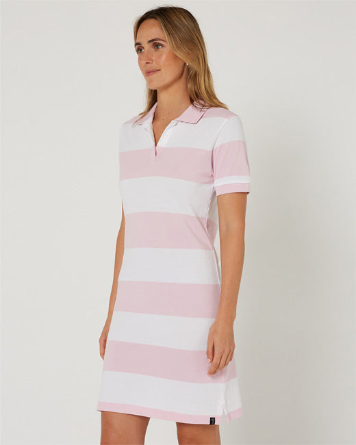Pilbara Womens Striped Polo Dress