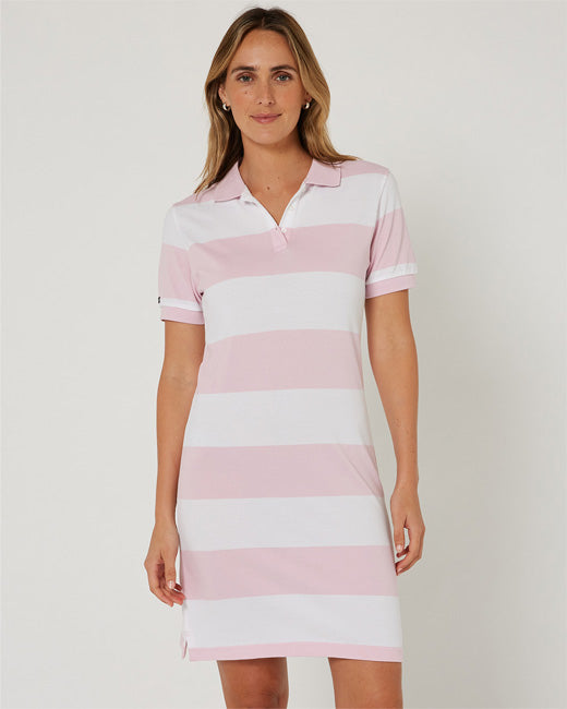Pilbara Womens Striped Polo Dress