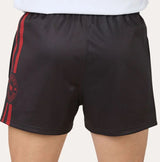 Ringers Western Unisex Footy Short Charcoal/Red