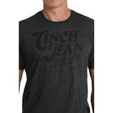 Cinch Mens T-Shirt Logo Graphic - Charcoal