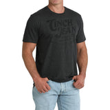 Cinch Mens T-Shirt Logo Graphic - Charcoal