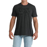 Cinch Mens T-Shirt Logo Graphic - Charcoal