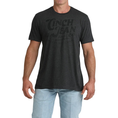 Cinch Mens T-Shirt Logo Graphic - Charcoal