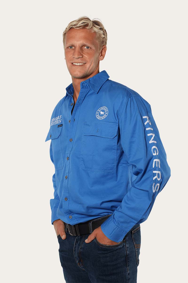 Ringers Western Hawkeye Mens Full Button Work Shirt