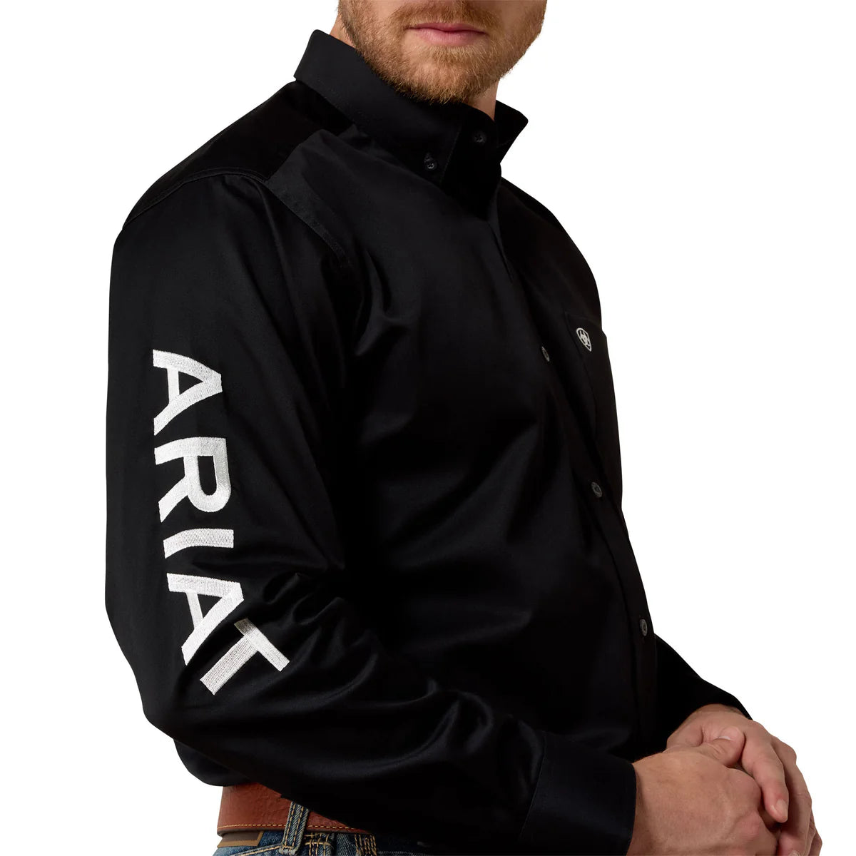 Ariat Mens Team Logo Twill Classic Fit Shirt