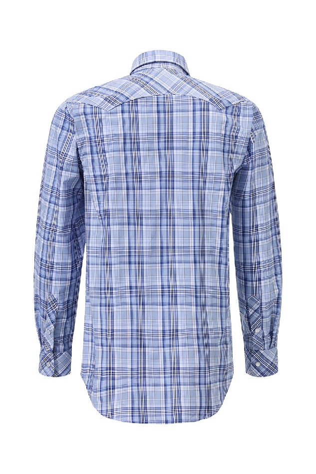 Pilbara Western Men's Snap Button Long Sleeve Shirt