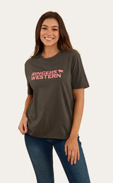 Ringers Western Somerset Womens Loose Fit T-Shirt - Vintage Black