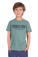 Thomas Cook SS25 Boys Nathan Tee - Sage