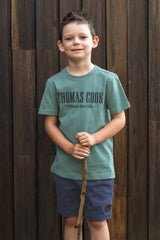 Thomas Cook SS25 Boys Nathan Tee - Sage
