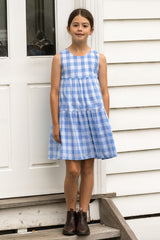 Thomas Cook SS27 Girls Amity Dress Blue/White