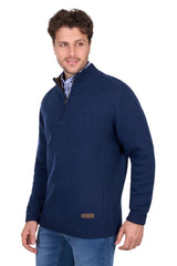 Thomas Cook Mens Jesse 1/4 Zip Knit Jumper