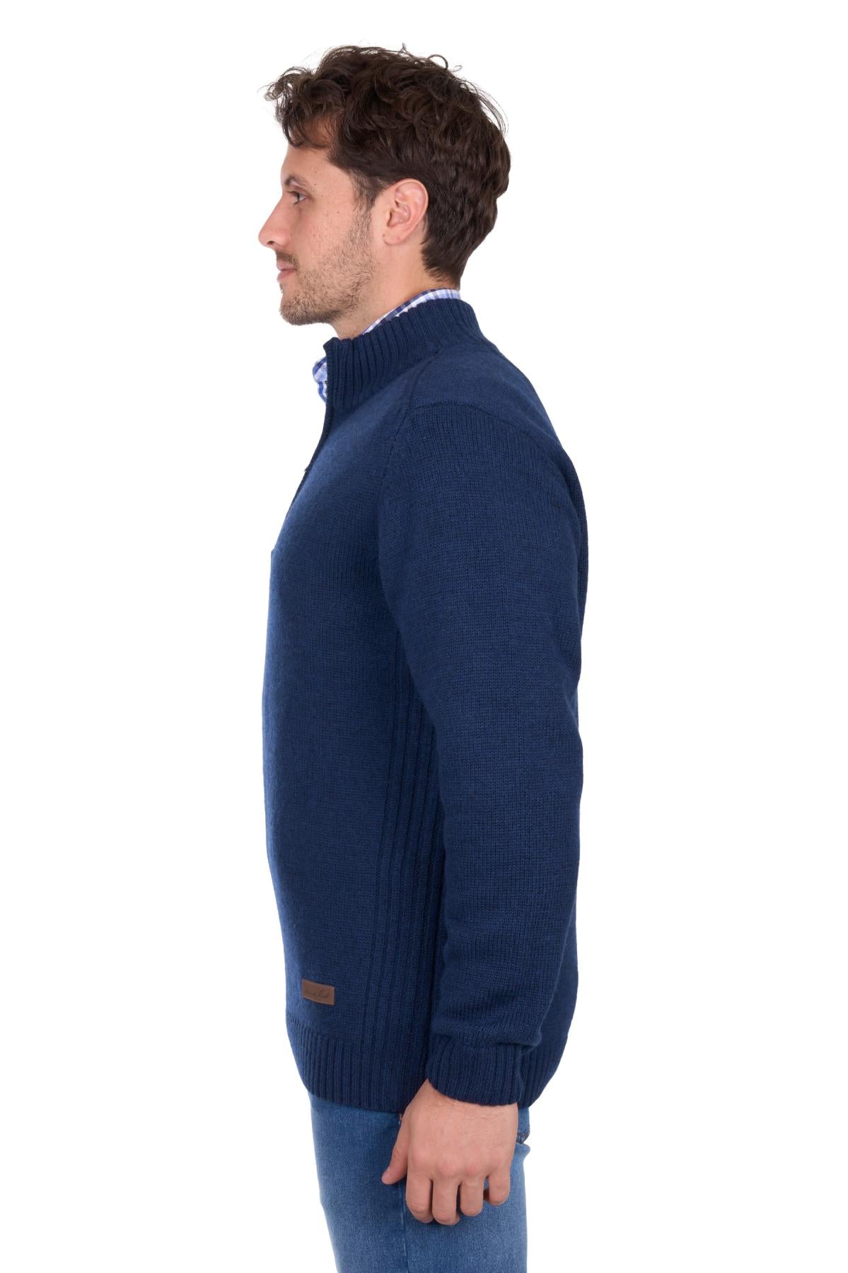 Thomas Cook Mens Jesse 1/4 Zip Knit Jumper