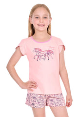 Thomas Cook SS27 Girls Horses Glow In The Dark PJ