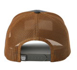Cinch S54  Trucker Cap Logo Patch Charcoal and Brown