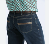 Cinch S54 Mens White Labels Mid Rise Dark Stone Straight Leg Jeans