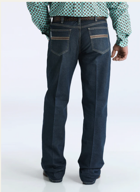 Cinch S54 Mens White Labels Mid Rise Dark Stone Straight Leg Jeans