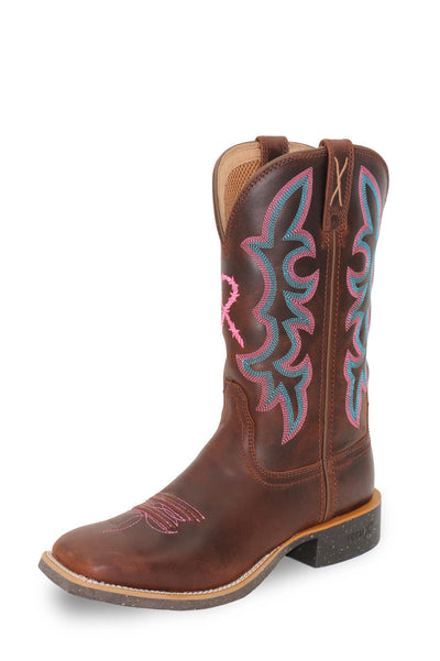 Twisted X Womens  Tech Pink Ribbon