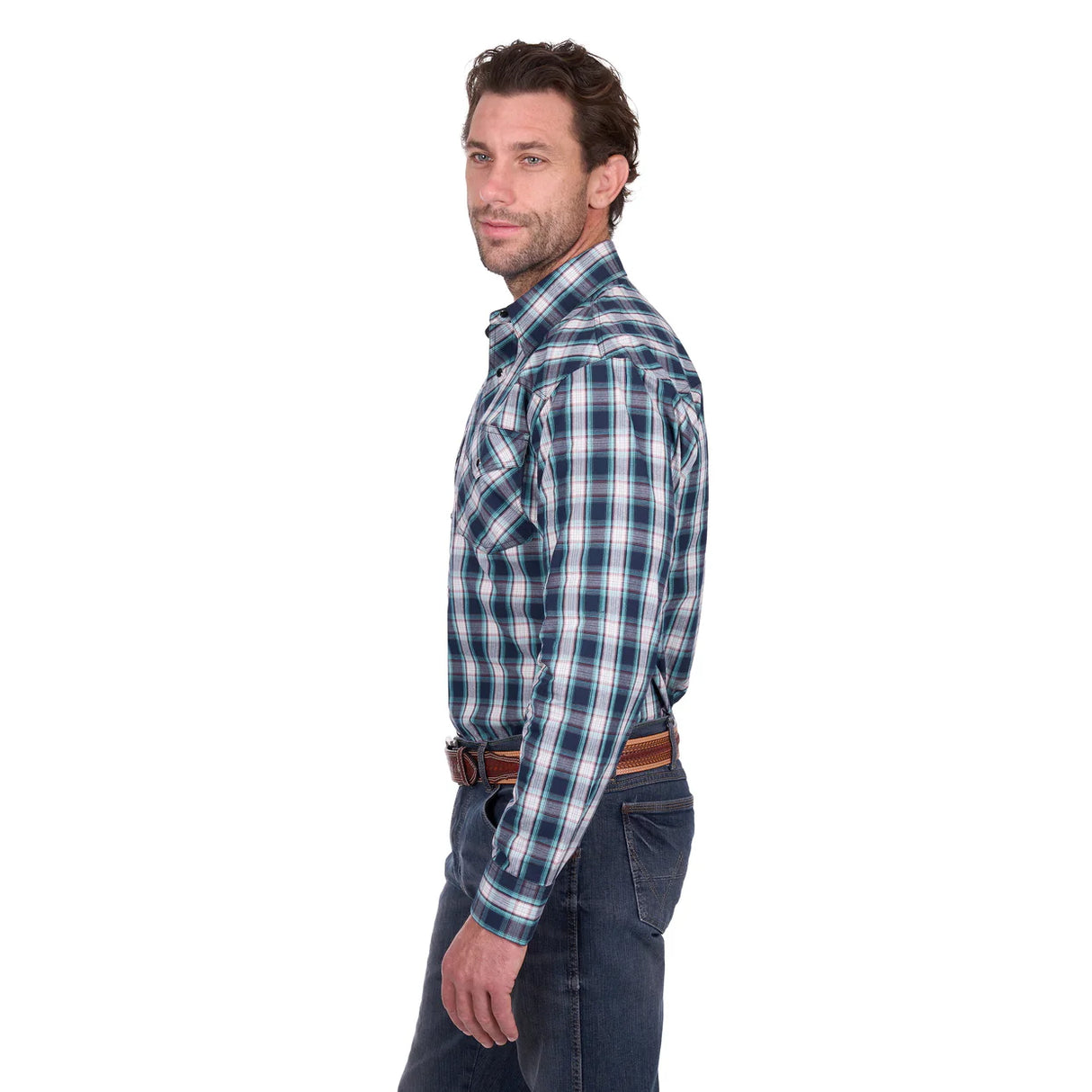 Wrangler Mens Dustin Long Sleeve Shirt