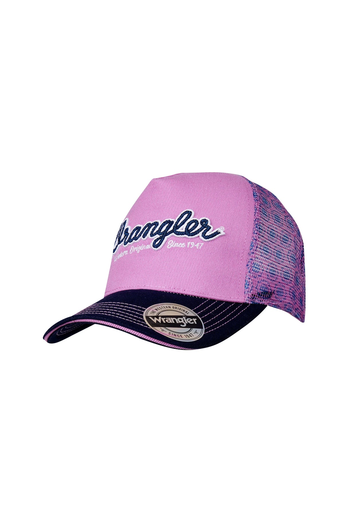 Wrangler Womens Krista High Ponytail Trucker Cap