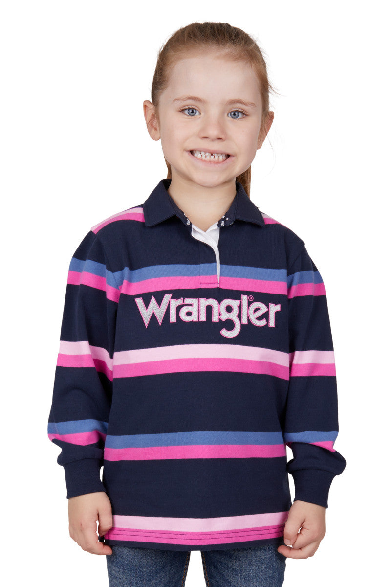 Wrangler Girls Jada Stripe Rugby