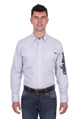 Wrangler Mens Brent Logo Western Shirt