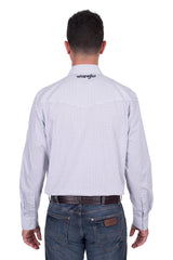Wrangler Mens Brent Logo Western Shirt