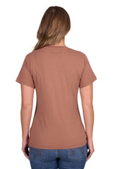 Wrangler SS25 Womens Texas SS T-Shirt Copper