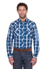 Wrangler Men’s Tony Logo Long Sleeve Shirt