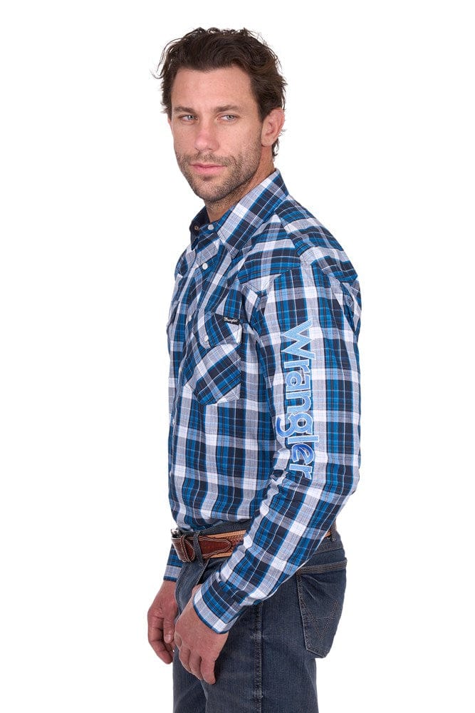 Wrangler Men’s Tony Logo Long Sleeve Shirt