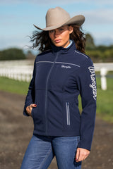Wrangler Womens Soft Shell Jacket Navy