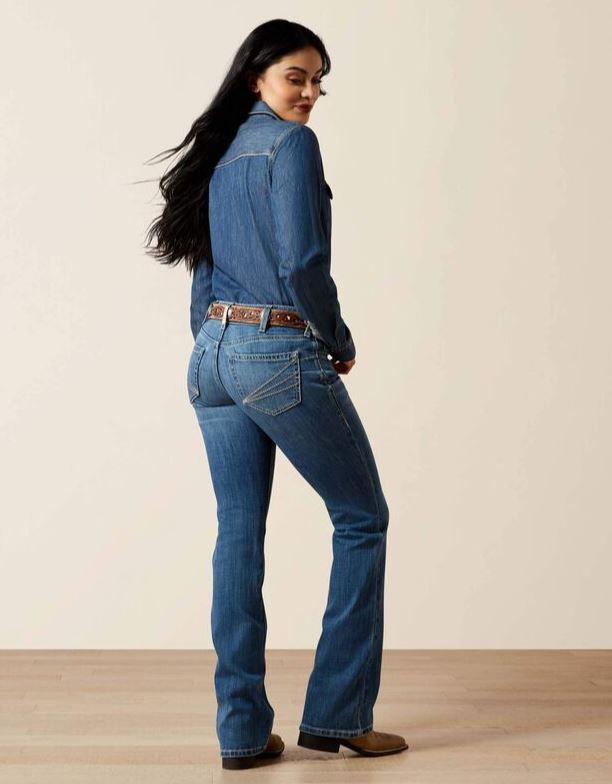 Ariat AW26 Womens Mid Rise Boot Cut Jean Aisha Ithica