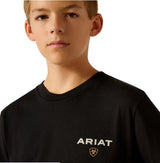 Ariat Boys American Rancher SS Tee Black