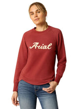 Ariat W25 Womens Benicia Sweatshirt Burnt Russet