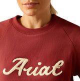 Ariat W25 Womens Benicia Sweatshirt Burnt Russet