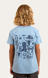 Ringers Western SS25 Kids Boot Scootin Classic Fit T-Shirt - Dusk