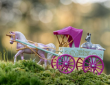 Breyer Stablemates Unicorn Magic Carriage & Foal