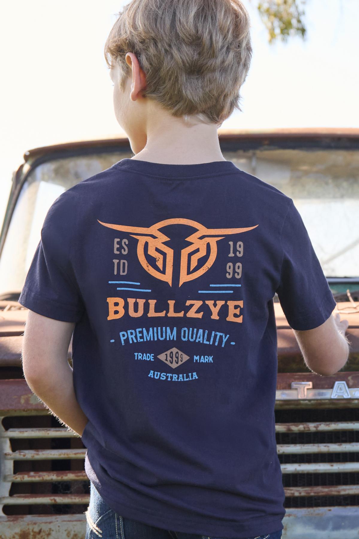 Bullzye SS27 Boys Yale SS Tee Navy