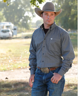Cinch S53 Mens Stretch Classic Black Shirt
