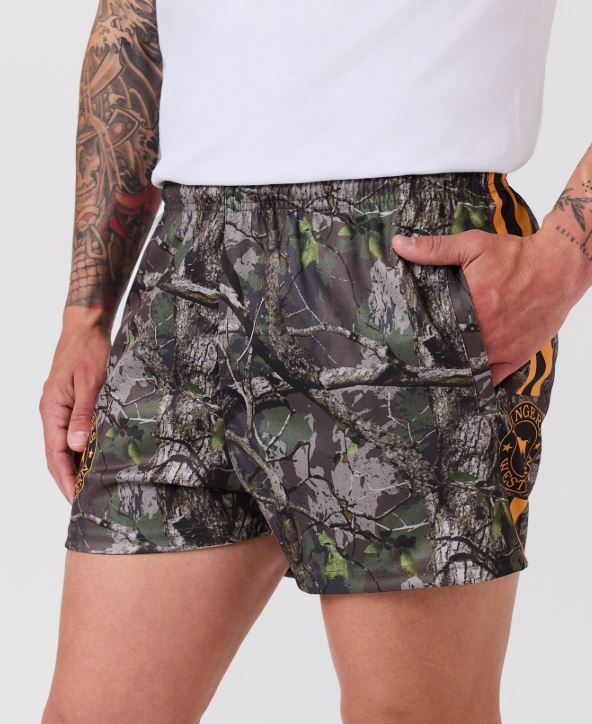 Ringers Western SS27 Find Me Unisex Footy Short Camo/Orange