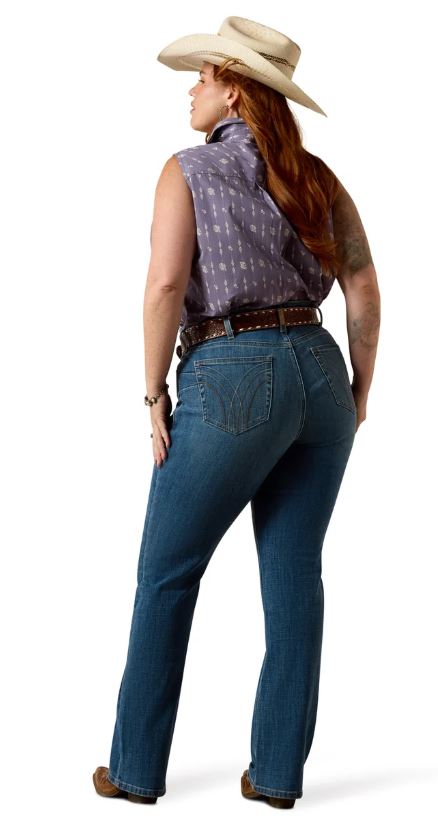 Ariat Womens SS27 Mid Rise Boot Cut Esti Ithica