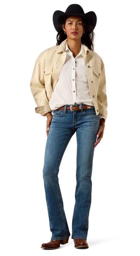 Ariat Womens SS27 Mid Rise Boot Cut Esti Ithica